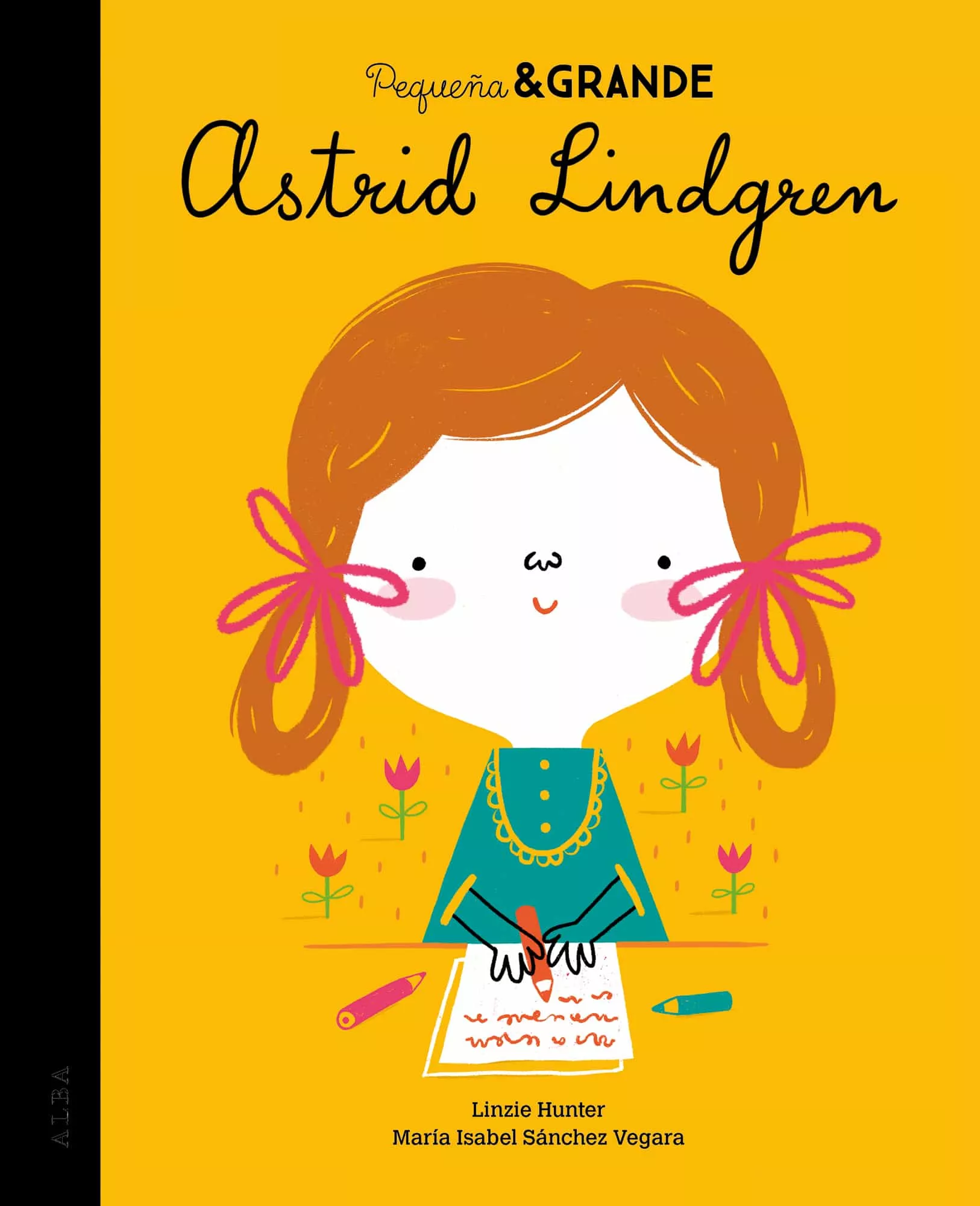 Portada del Libro Pequeña & Grande Astrid Lindgren de Maria Isabel Sanchez Vegara - 9788490656884