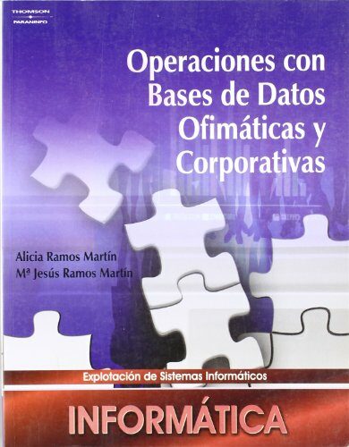 Portada del Libro Operaciones Con Bases De Datos Ofimaticas Y Corporativas de Maria Jesus Ramos Martin - 9788497325523