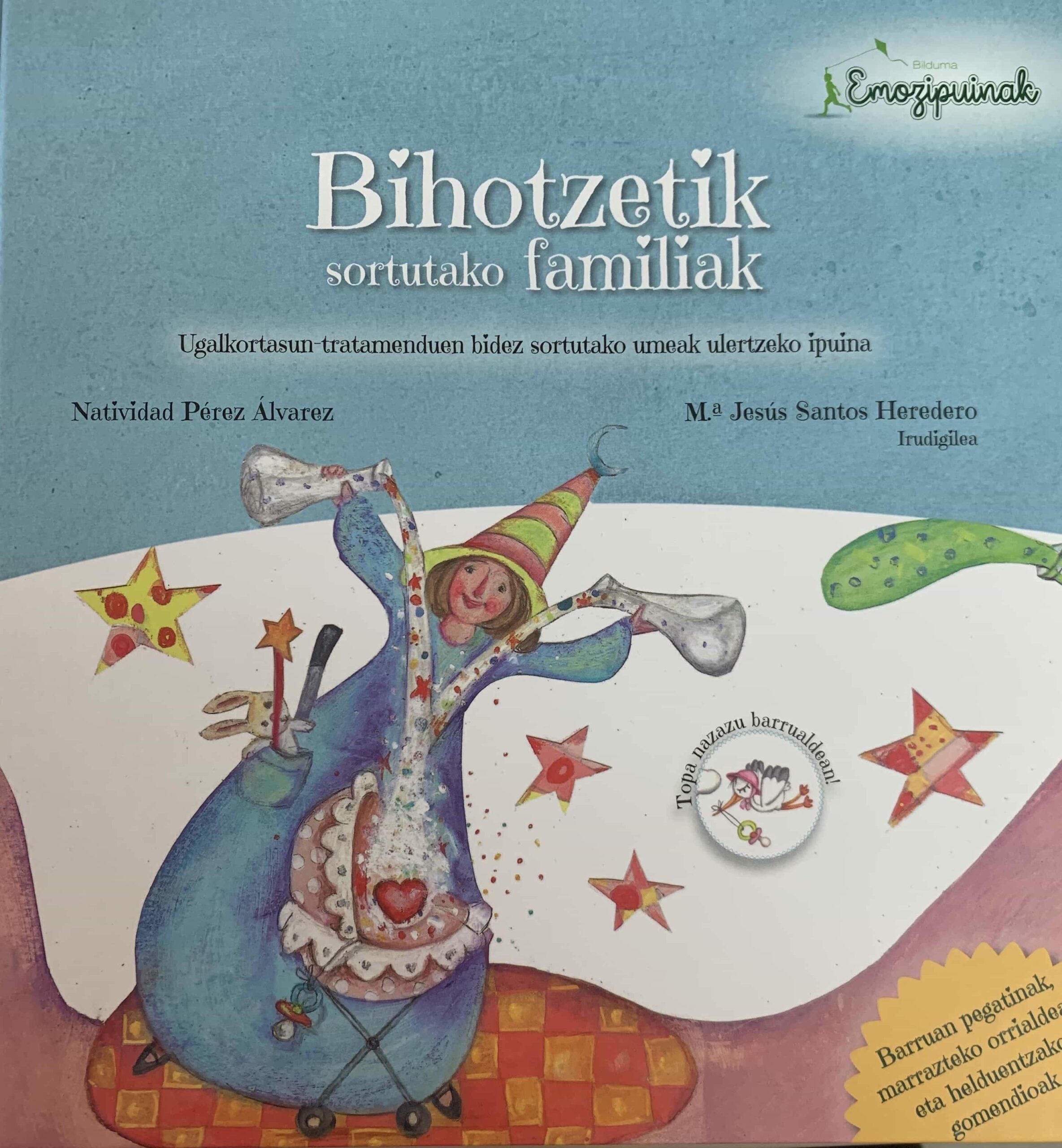 Portada del Libro Bihotzetik Sortutako Familiak (Senticuentos) de Maria Jesus Santos - 9788426727831