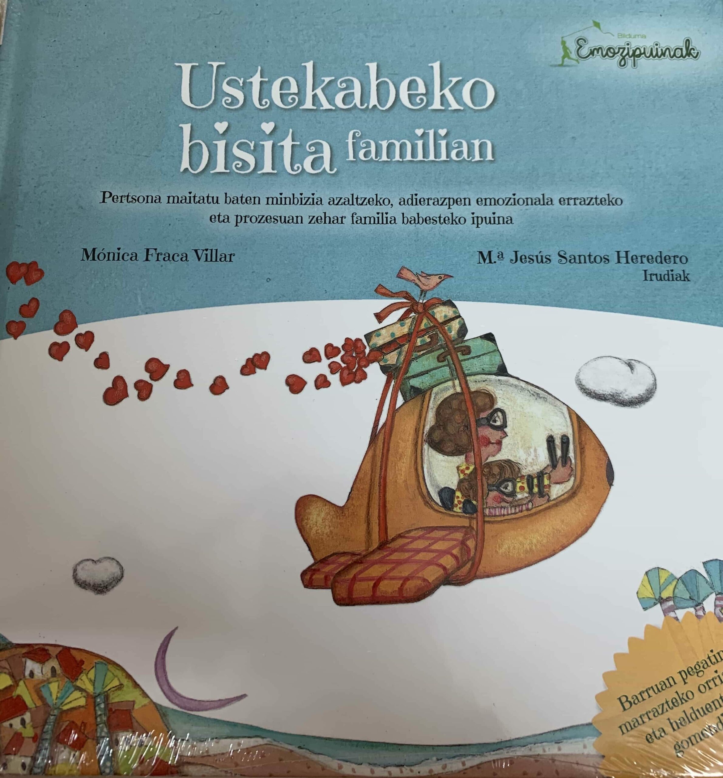 Portada del Libro Ustekabeko Bisita Familian de Maria Jesus Santos - 9788426728036