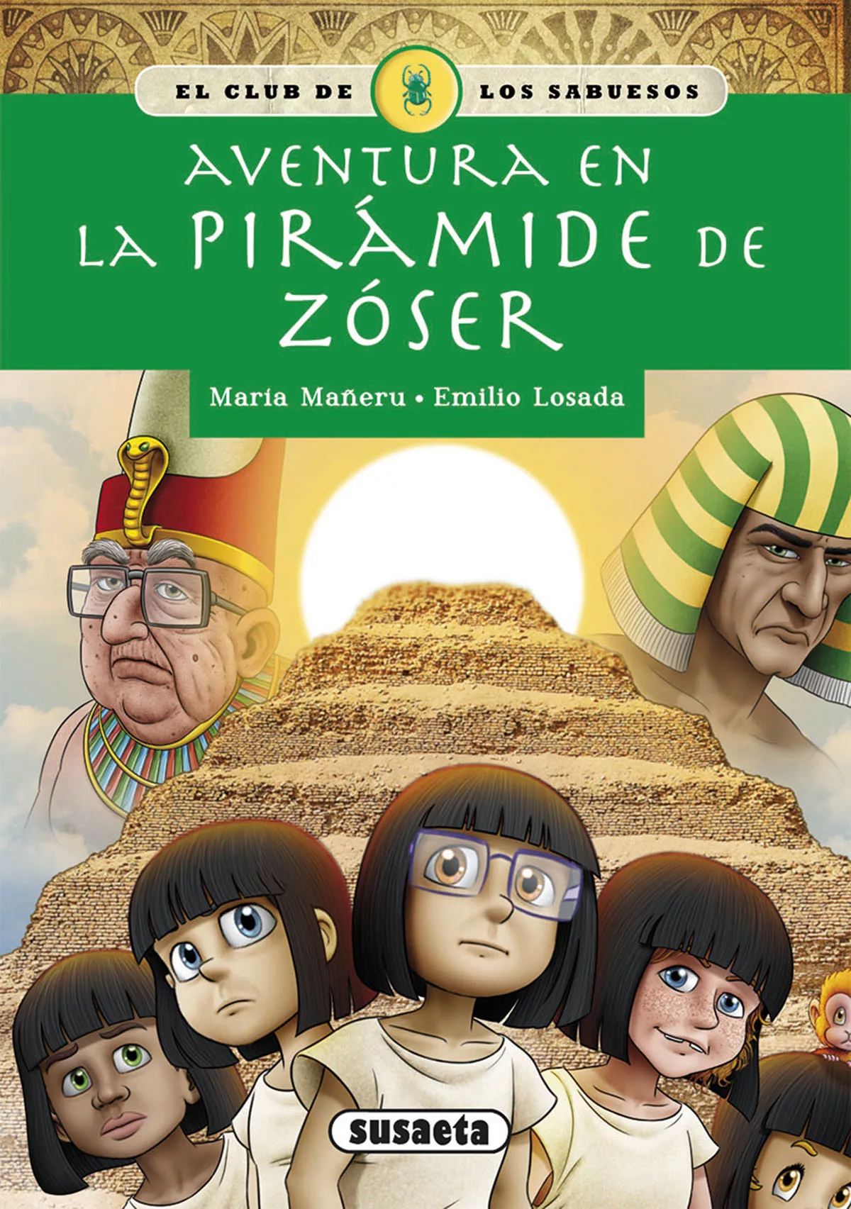 Portada del Libro Aventura En La Pirámide De Zóser (El Club De Los Sabuesos 11) de Maria Mañeru - 9788467770858