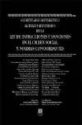 Portada del Libro Comentario Sistematico Al Texto Refundido De La Ley De Infraccion Es Y de Maria Nieves Moreno Vida - 9788484442912