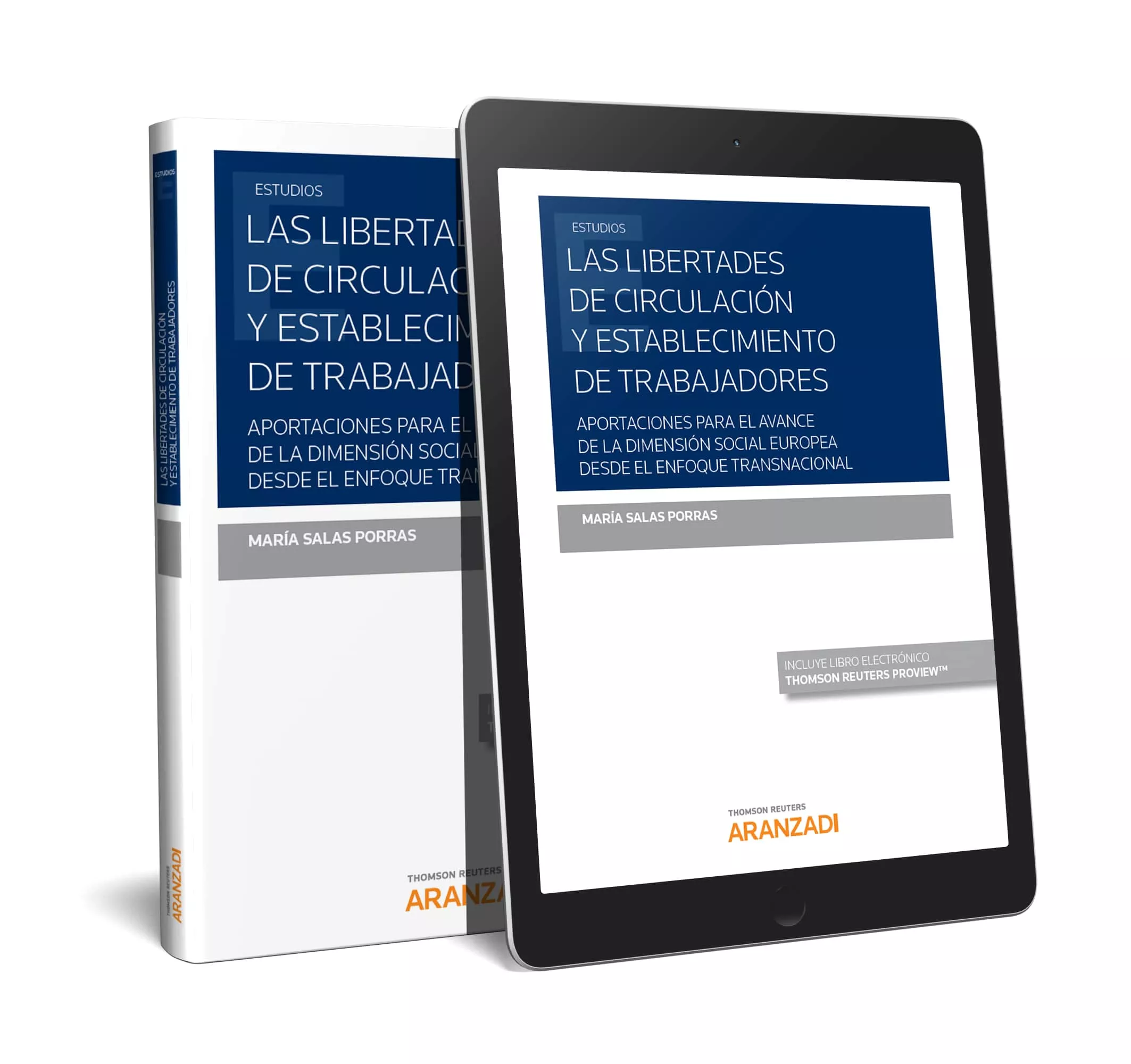 Portada del Libro Las Libertades De Circulación Y Establecimiento De Trabajadores. Aport de Maria Salas Porras - 9788413098166