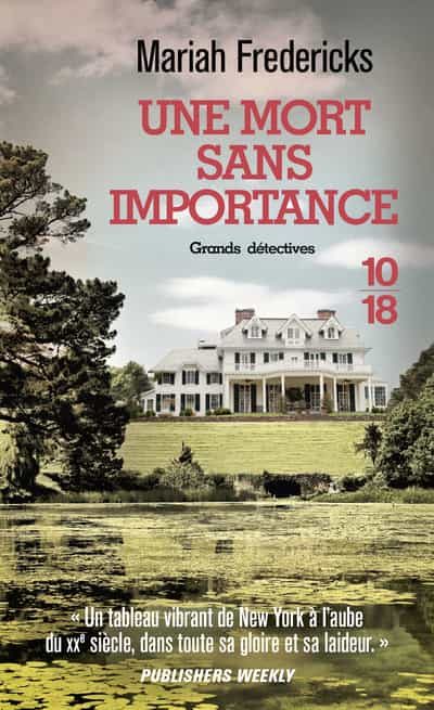 Portada del Libro Une Mort Sans Importance de Mariah Fredericks - 9782264074362