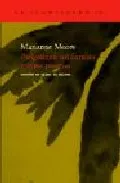 Portada del Libro Pangolines Unicornios Y Otros Poemas de Marianne Moore - 9788496136076