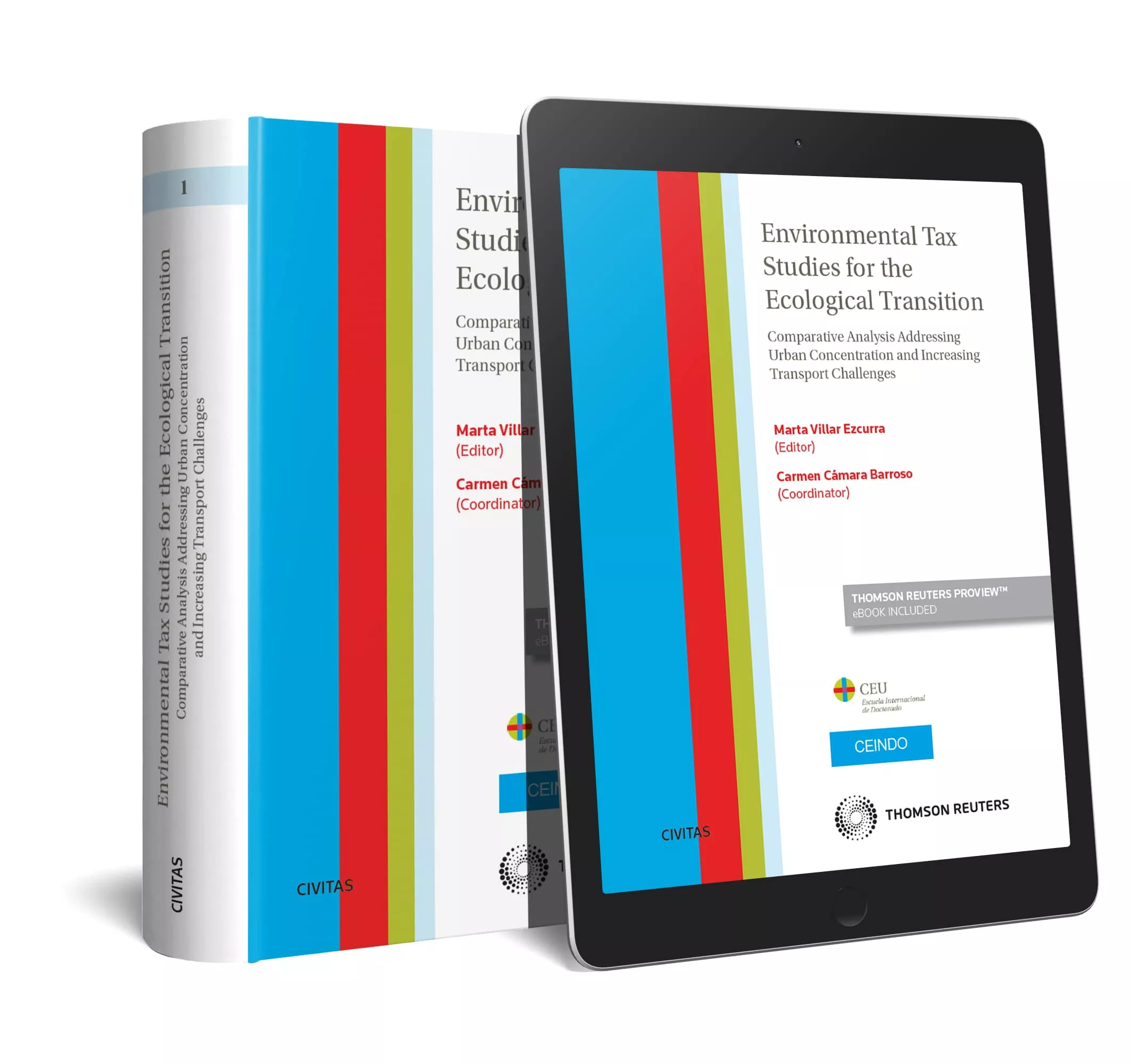Portada del Libro Environmental Tax Studies For The Ecological Transition (Papel + E-Boo de Marta Villar Ezcurra - 9788491977018