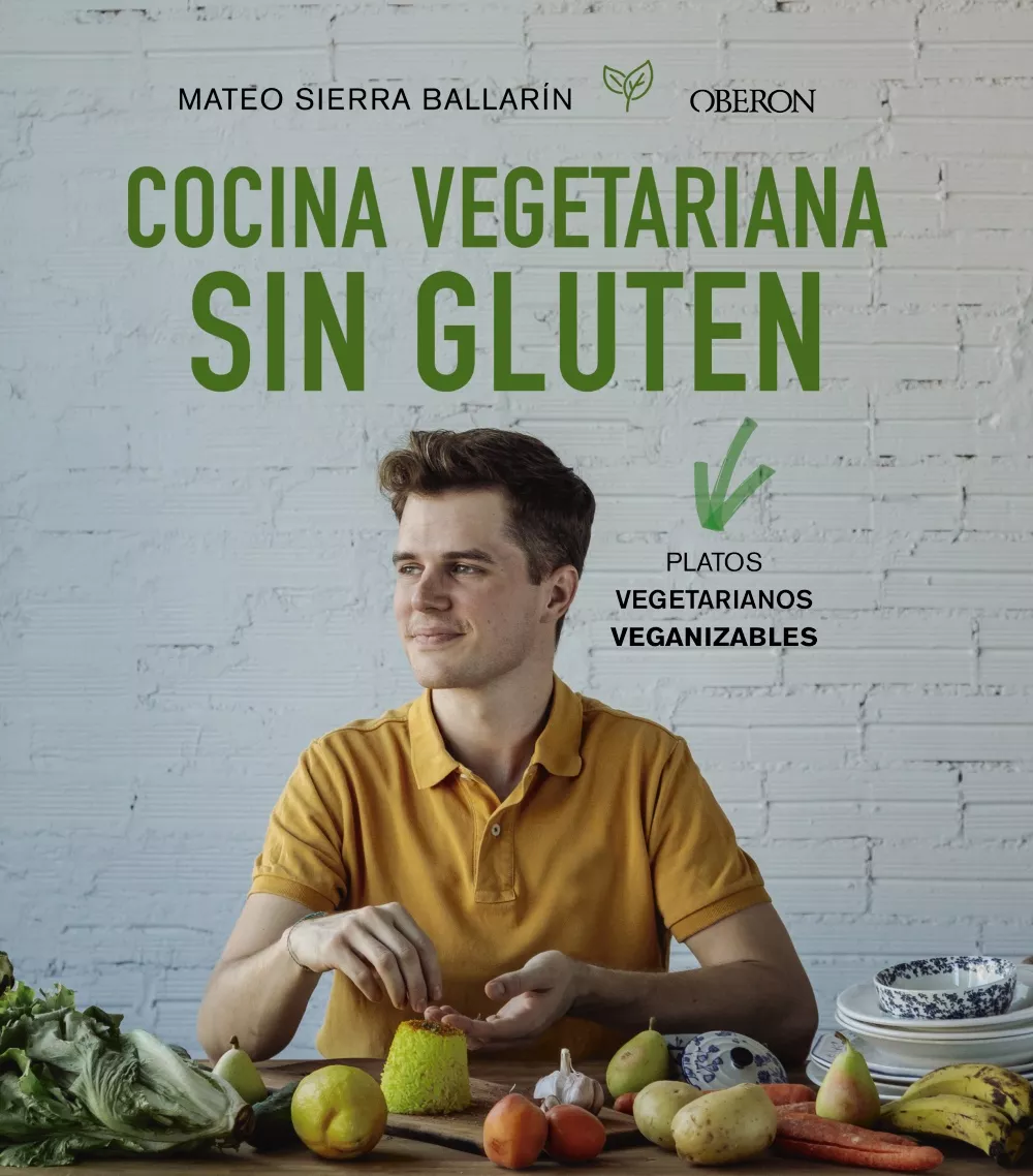 Portada del Libro Cocina Vegetariana Sin Gluten de Mateo Sierra Ballarin - 9788441541733