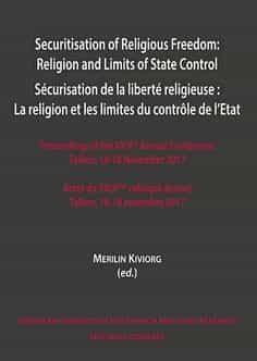 Portada del Libro Securitisation Of Religious Freedom:Religion And Limits Of State Contr de Merlin Kiviorg - 9788490459478