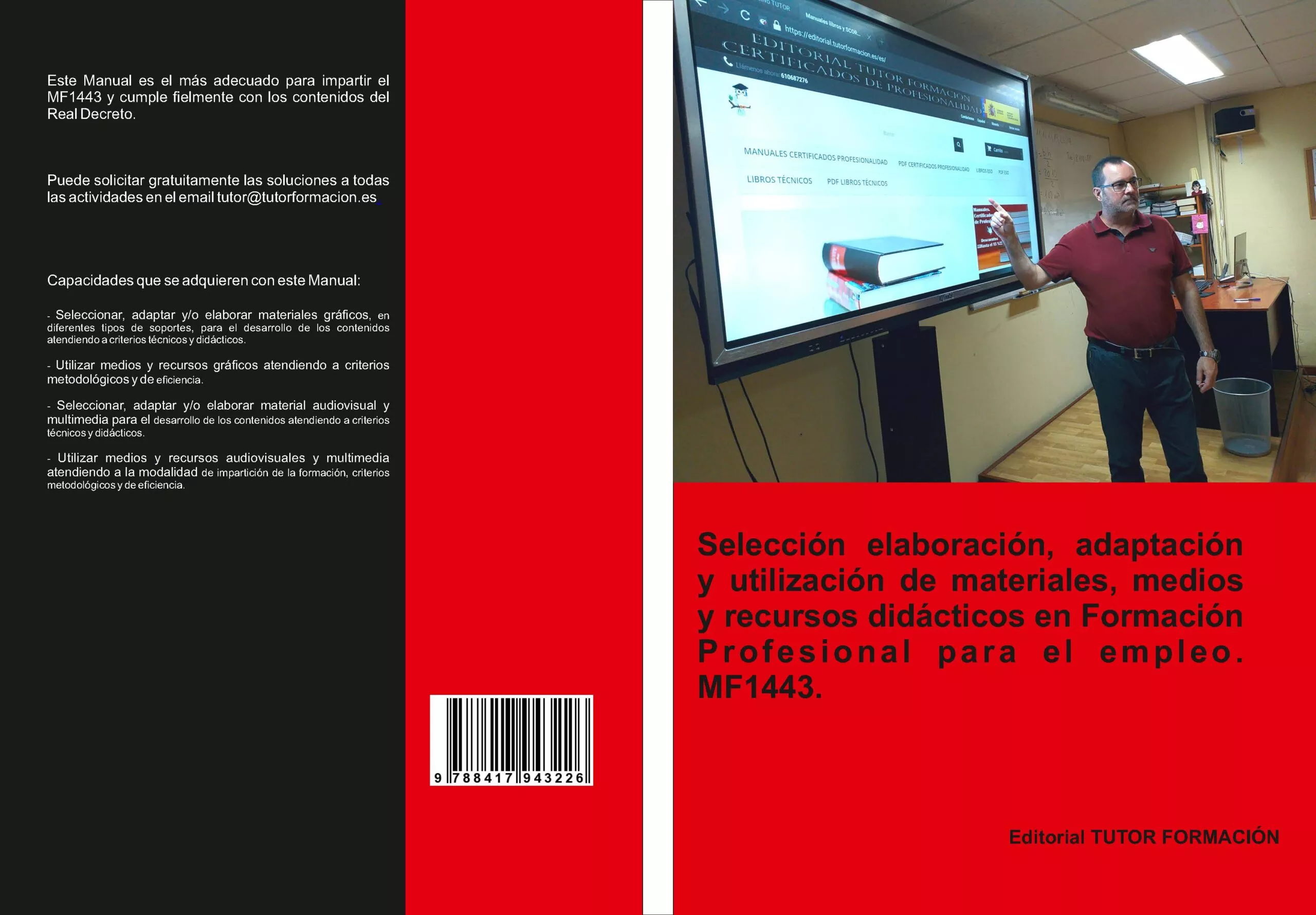 Portada del Libro Mf1443 Seleccion Elaboracion Adaptacion Y Utilizacion De Materiales Y de Miguel Angel Ladron De Guevara - 9788417943226
