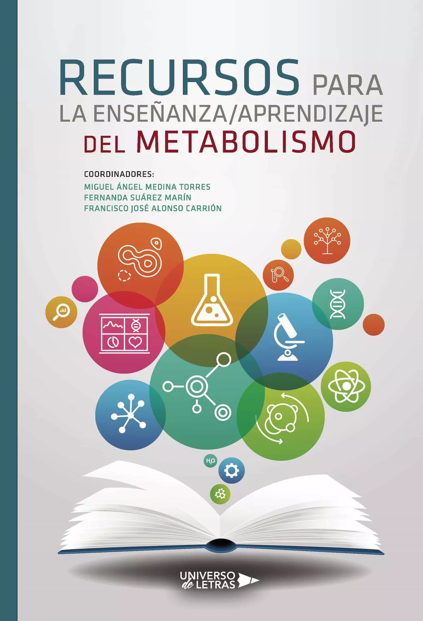 Portada del Libro Recursos Para La Enseñanza/Aprendizaje Del Metabolismo de Miguel Angel Medina Torres - 9788417740429
