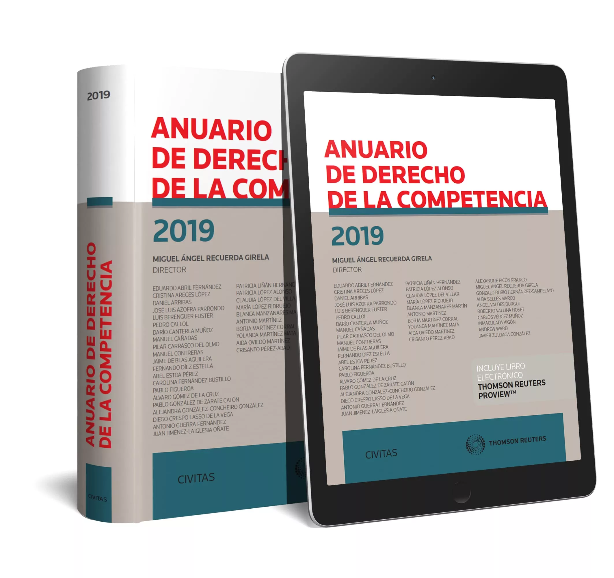 Portada del Libro Anuario De Derecho De La Compentencia de Miguel Angel Recuerda Girela - 9788413085579