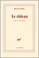 Portada del Libro Le Rideau de Milan Kundera - 9782070774357