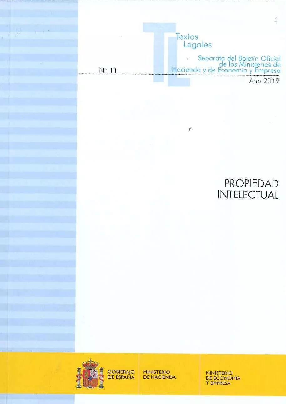 Portada del Libro Propiedad Intelectual de Ministerio De Hacienda - 9788447610044