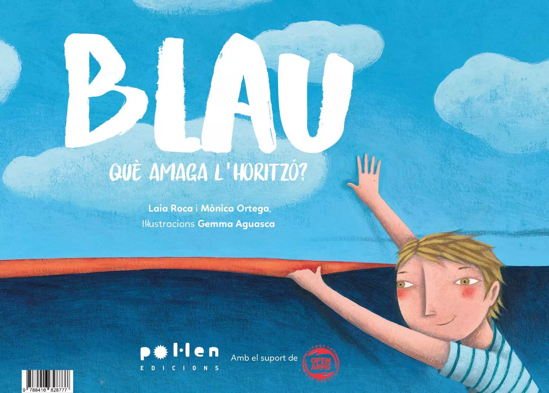 Portada del Libro Blau Blue: Que Amaga Lhoritzo? What Hides The Horizon de Monica Ortega - 9788416828777