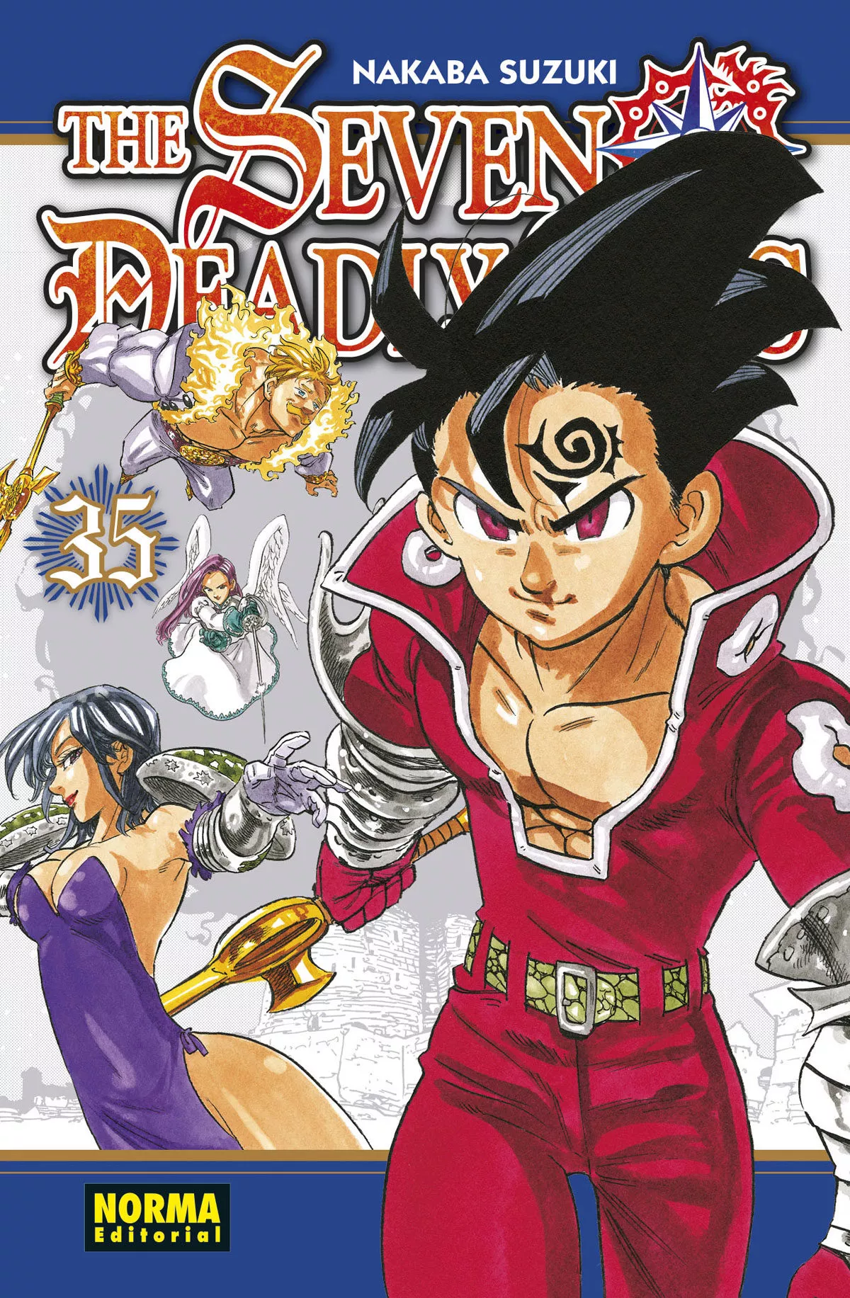 Portada del Libro The Seven Deadly Sins 35 de Nakaba Suzuki - 9788467937305