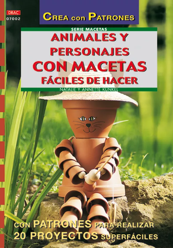 Portada del Libro Animales Y Personajes Con Macetas Faciles De Hacer de Natalie Kunkel - 9788495873972