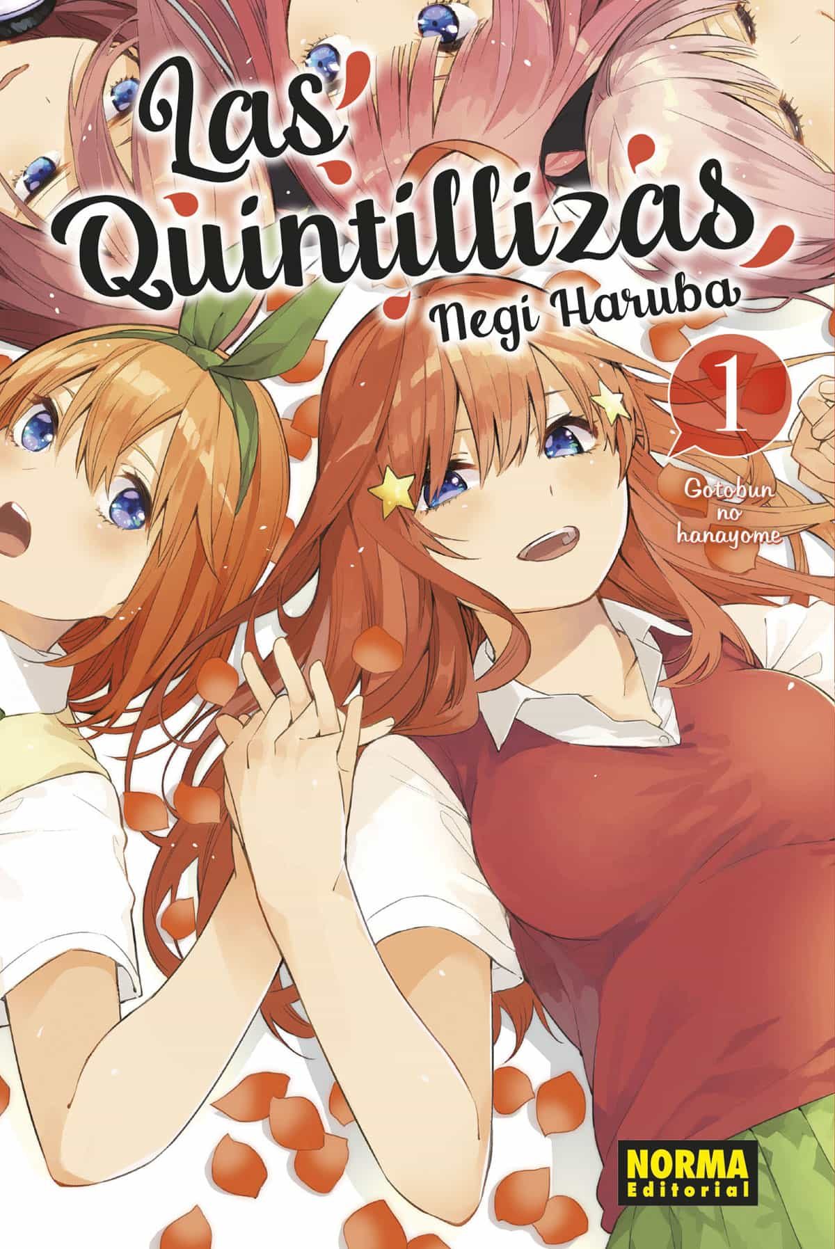 Portada del Libro Las Quintillizas 1 de Negi Haruba - 9788467941067