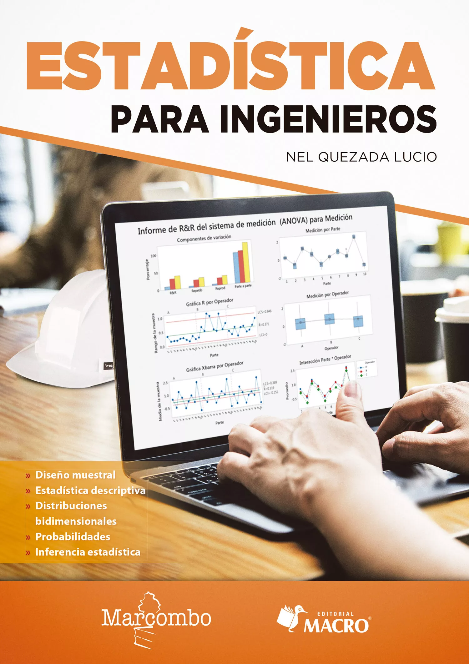 Portada del Libro Estadistica Para Ingenieros de Nel Quezada Lucio - 9788426728159