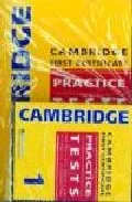 Portada del Libro Cambridge First Certificate Practice Tests 1 Pack (With Cd + Key) de Nicholas Stephens - 9789604035106
