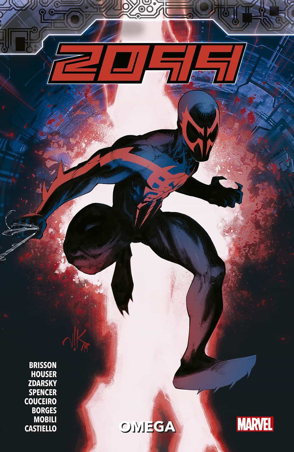 Portada del Libro 2099. Omega de Nick Spencer - 9788413345000