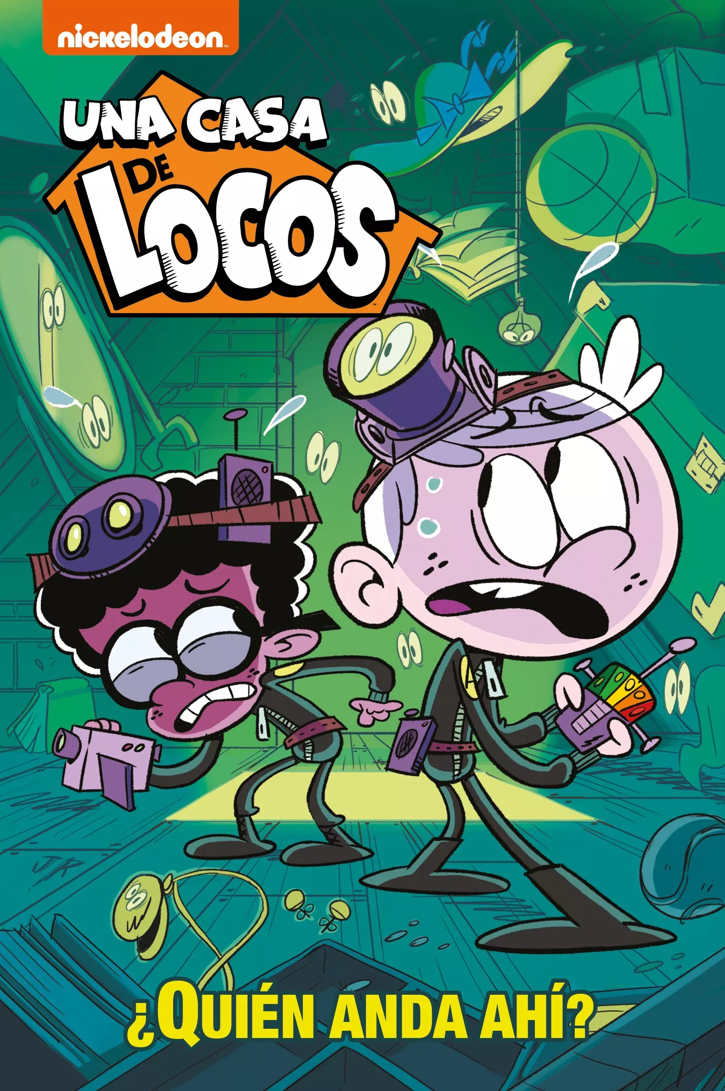 Portada del Libro ¿Quien Anda Ahí? (Una Casa De Locos) de Nickelodeon - 9788448854393