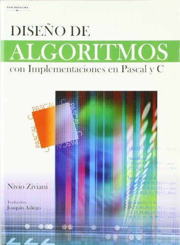 Portada del Libro Diseño De Algoritmos Con Implementaciones En Pascal Y C de Nivio Ziviani - 9788497325387