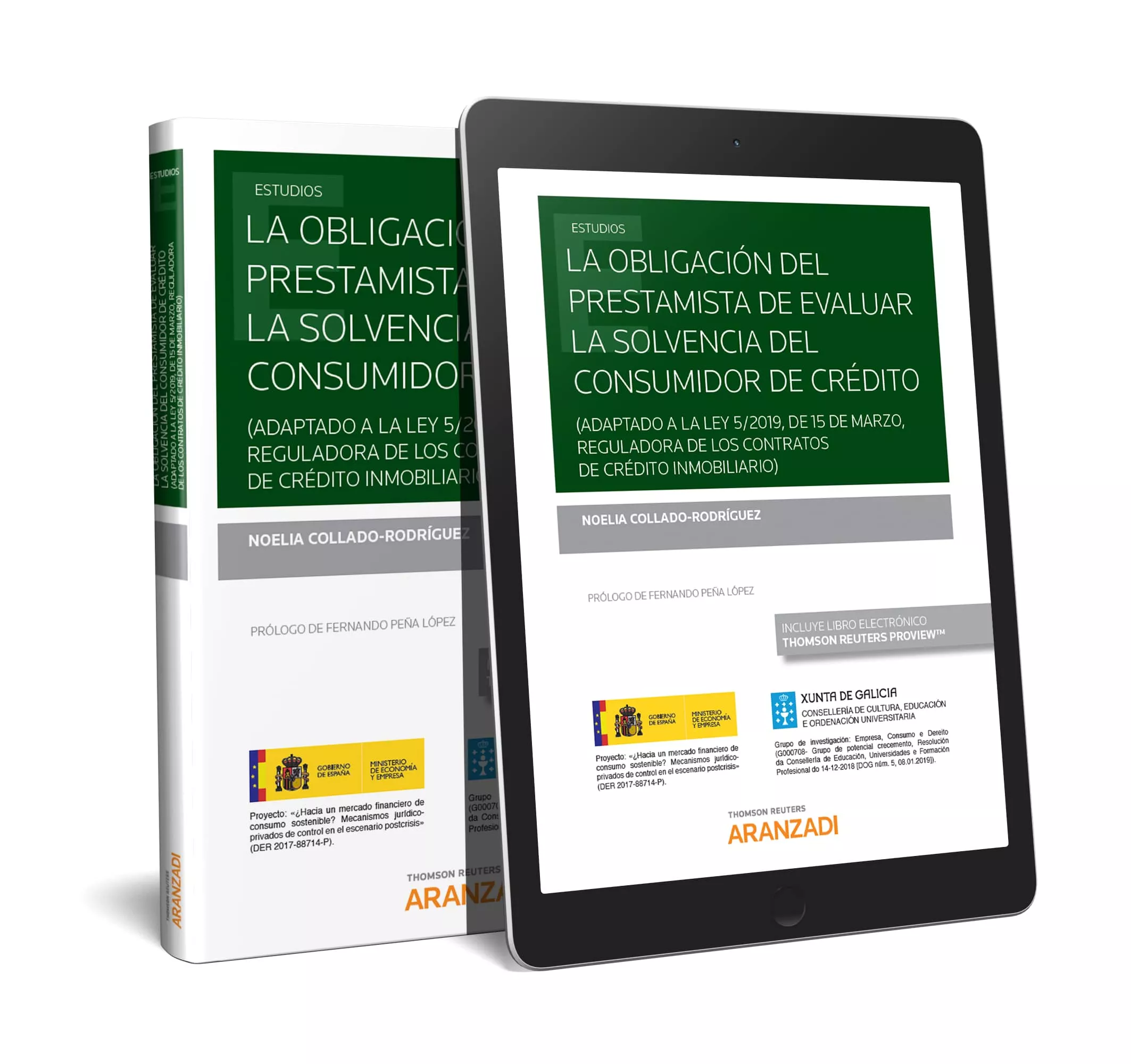 Portada del Libro La Obligacion Del Prestamista De Evaluar La Solvancia Del Consumidor D de Noelia Collado Rodriguez - 9788413097824