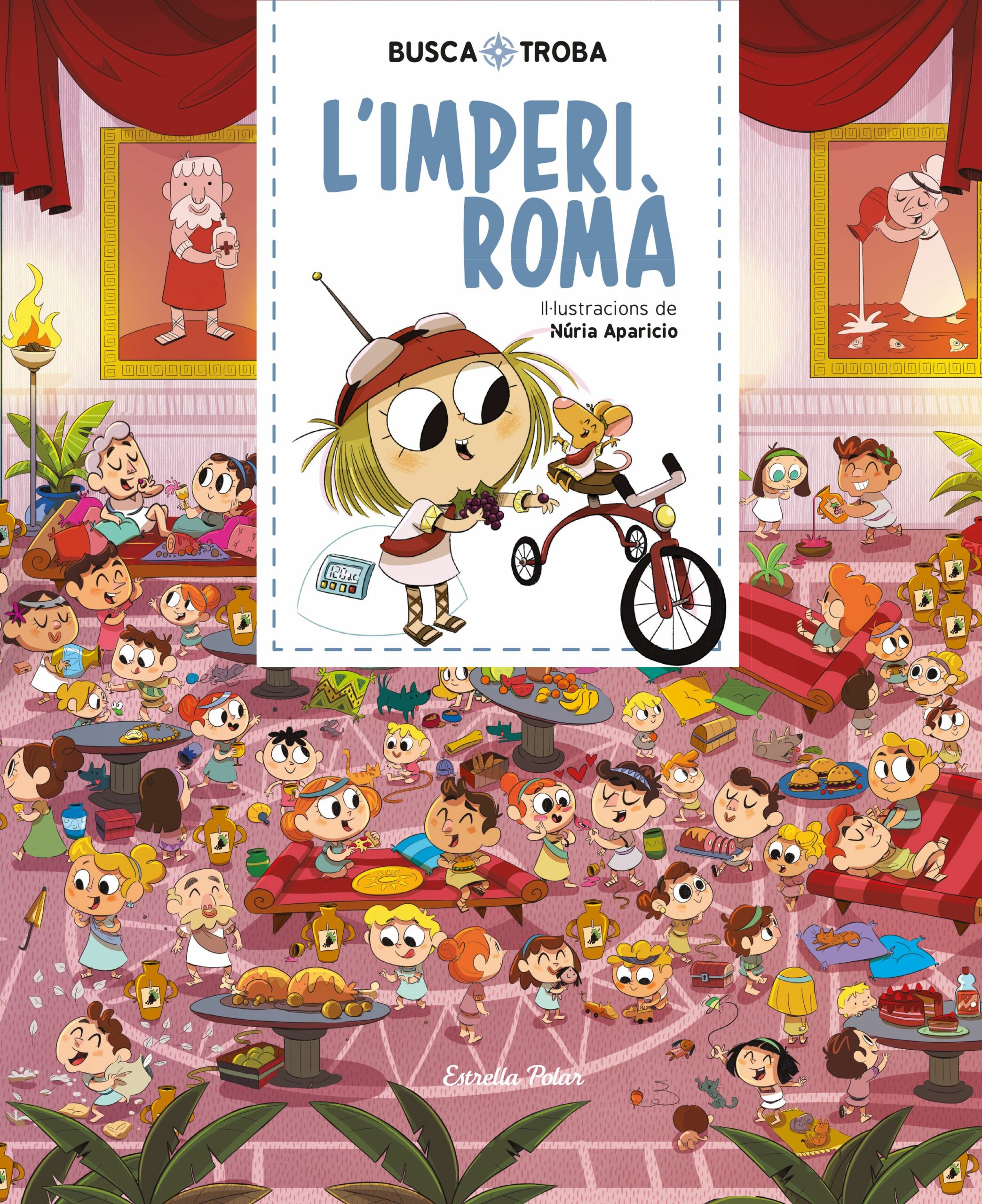Portada del Libro Busca I Troba. L Imperi Romà de Nuria Aparicio - 9788491379881