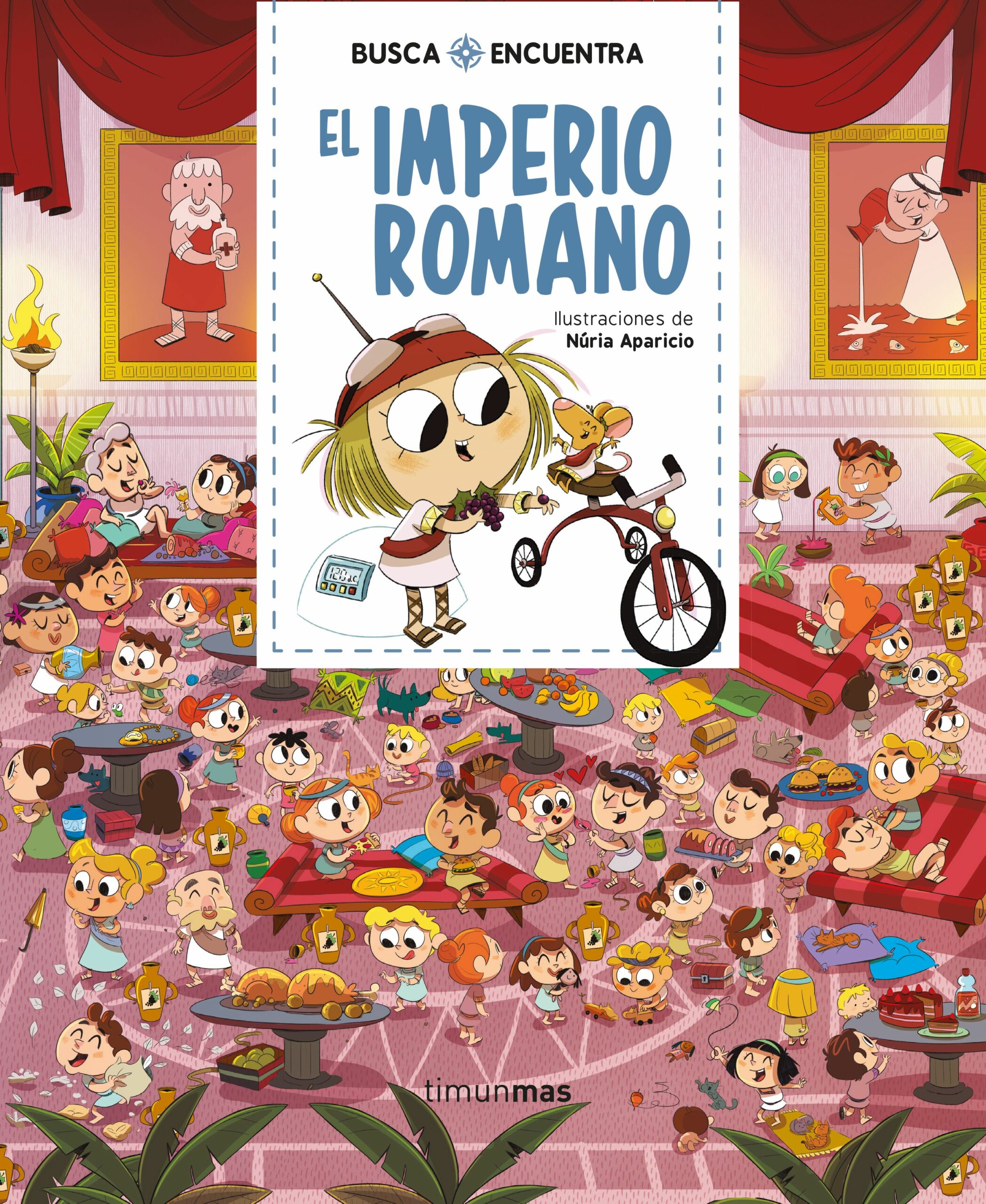 Portada del Libro Busca Y Encuentra. El Imperio Romano de Nuria Aparicio - 9788408222378