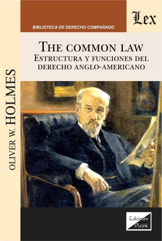 Portada del Libro The Common Law. Estructura Y Funciones Del Derecho Anglo- Americano de Oliver W. Holmes - 9789563927481
