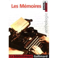 Portada del Libro Les Mémoires : Anthologie de Olivier Leplatre - 9782070344512