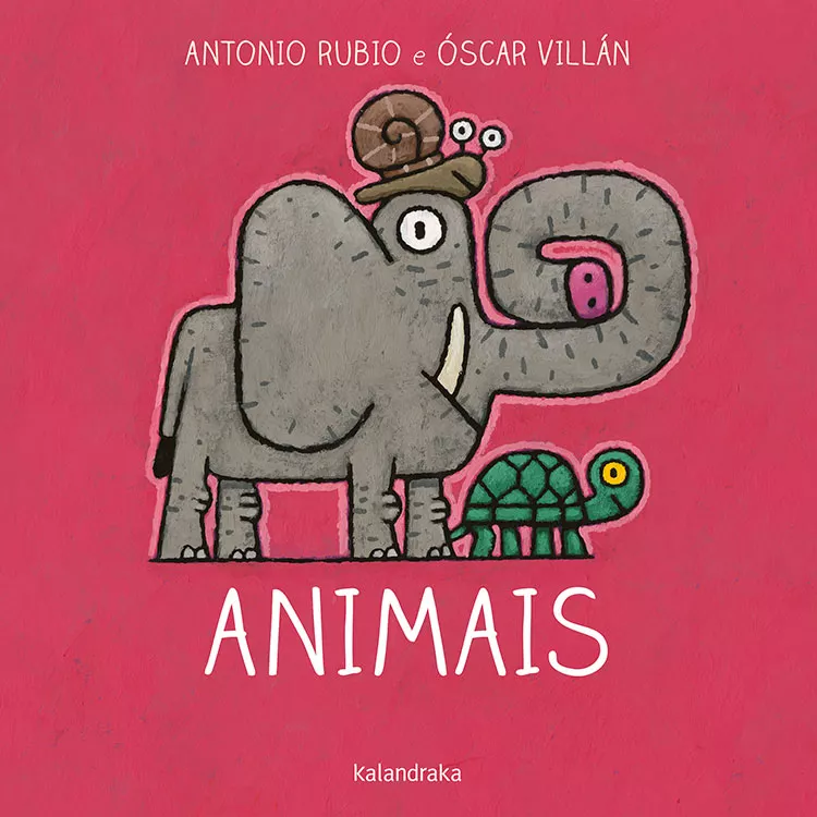 Portada del Libro Animais de Oscar Villan - 9788484644842