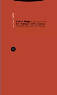 Portada del Libro Kant Y Marx: Un Dialogo Entre Epocas de Oskar Negt - 9788481647198