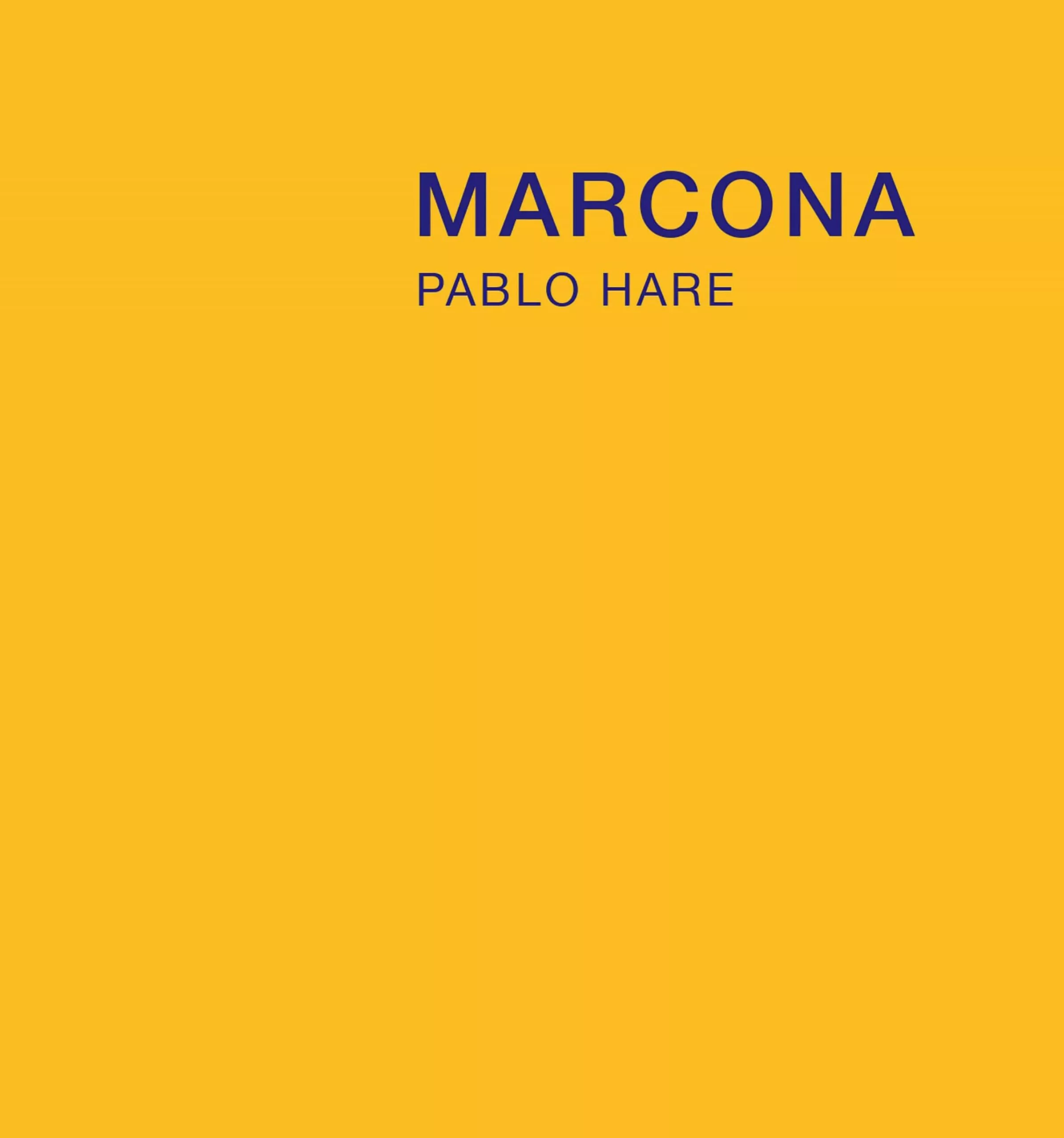Portada del Libro Marcona de Pablo Hare - 9788417975197