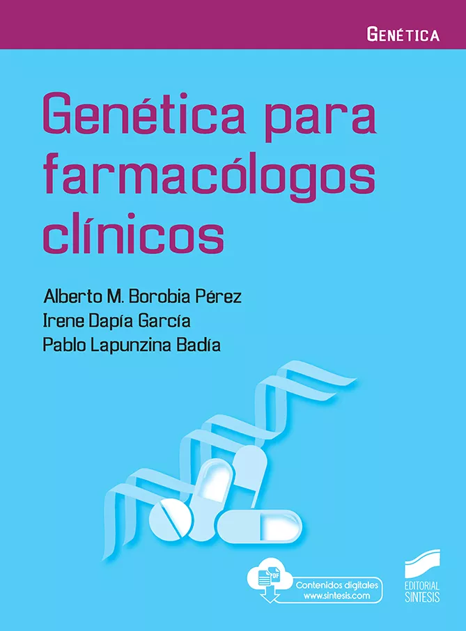Portada del Libro Genetica Para Farmacologos Clinicos de Pablo Lapunzina Badia - 9788491712800