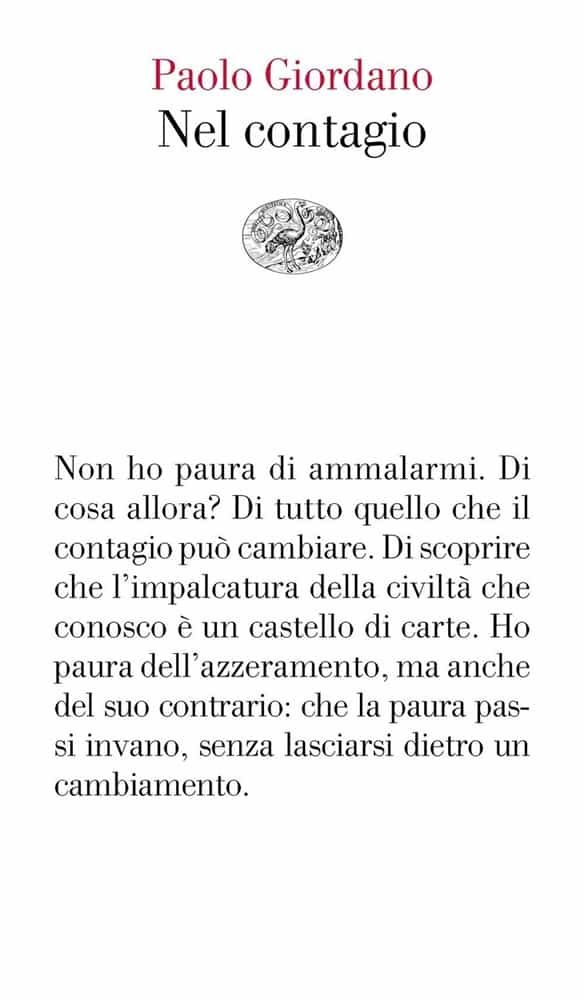 Portada del Libro Nel Contagio de Paolo Giordano - 9788806246761