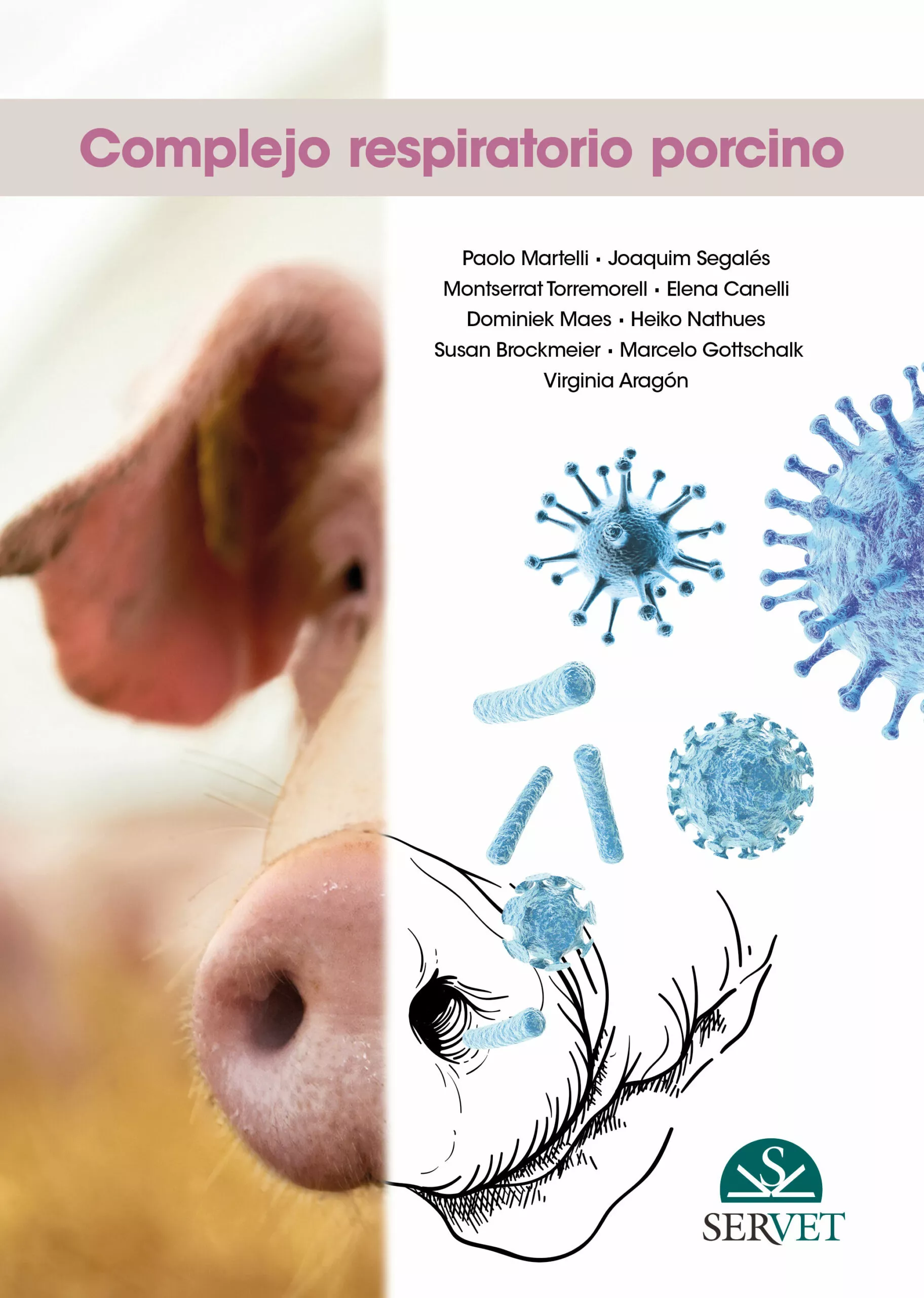 Portada del Libro Complejo Respiratorio Porcino de Paolo Martelli - 9788417640392