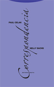 Portada del Libro Correspondencia (Paul Celan - Nally Sachs) de Paul Celan - 9788481647808