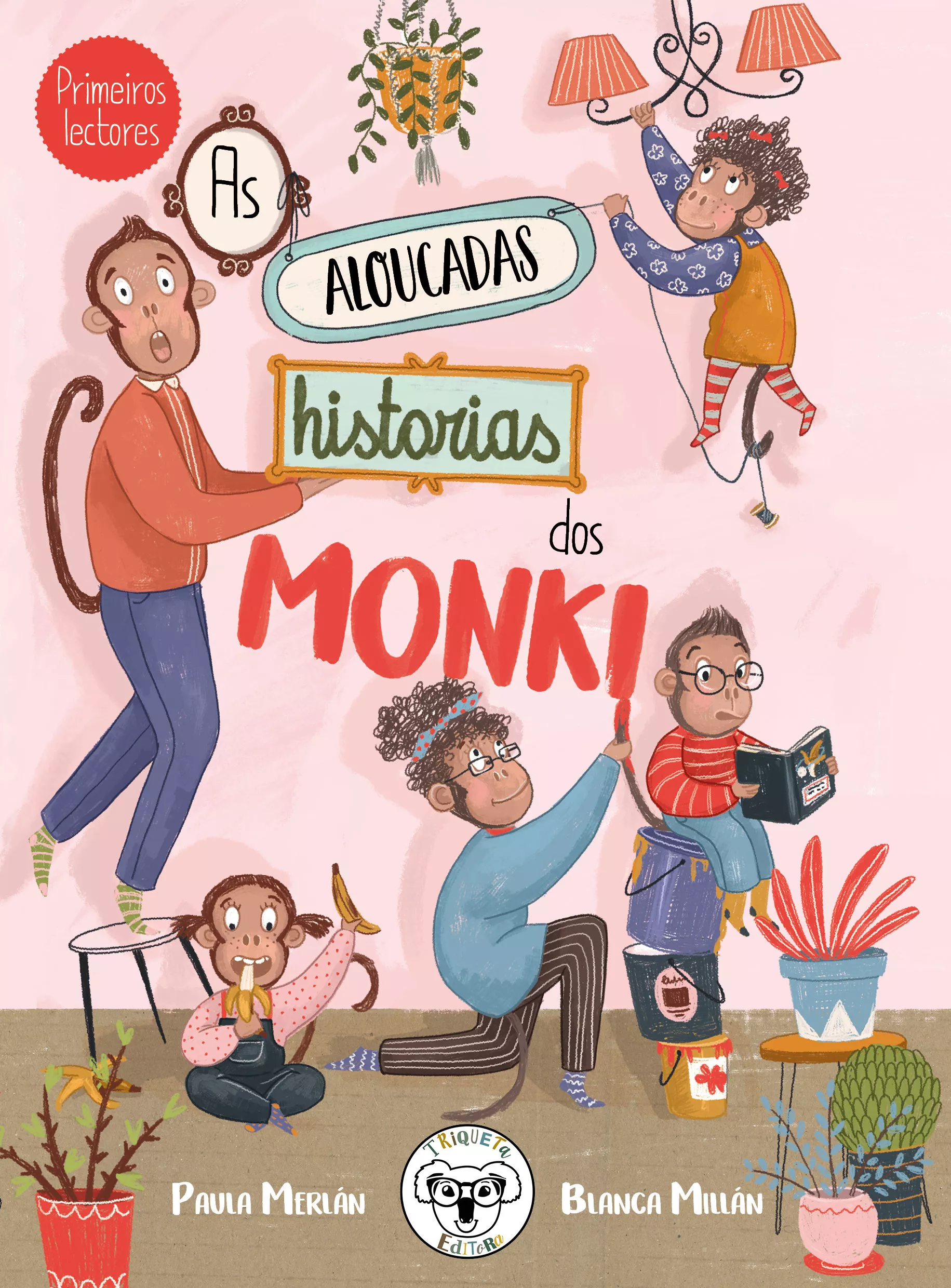 Portada del Libro As Aloucadas Historias Dos Monkis de Paula Merlan - 9788412118629