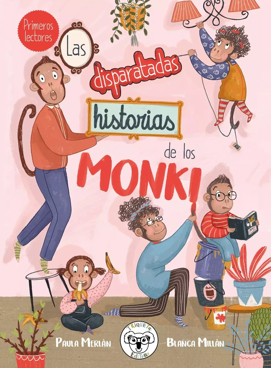 Portada del Libro Las Disparatadas Historias De Los Monki de Paula Merlan - 9788412118612
