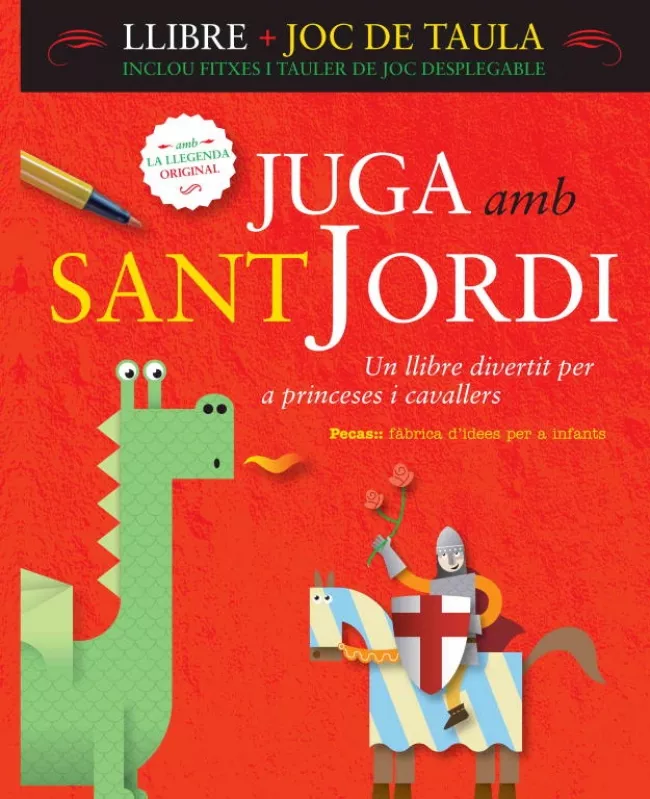 Portada del Libro Juga Amb Sant Jordi de Pecas - 9788448825010