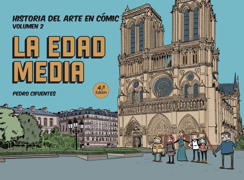 Portada del Libro Historia Del Arte En Cómic. La Edad Media de Pedro Cifuentes - 9788412079838