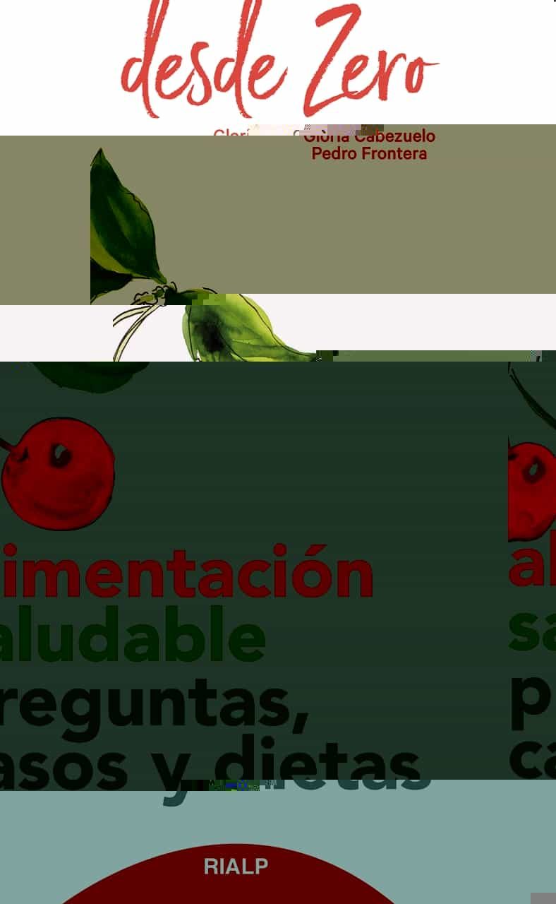 Portada del Libro Alimentación Saludable de Pedro Frontera - 9788432152405