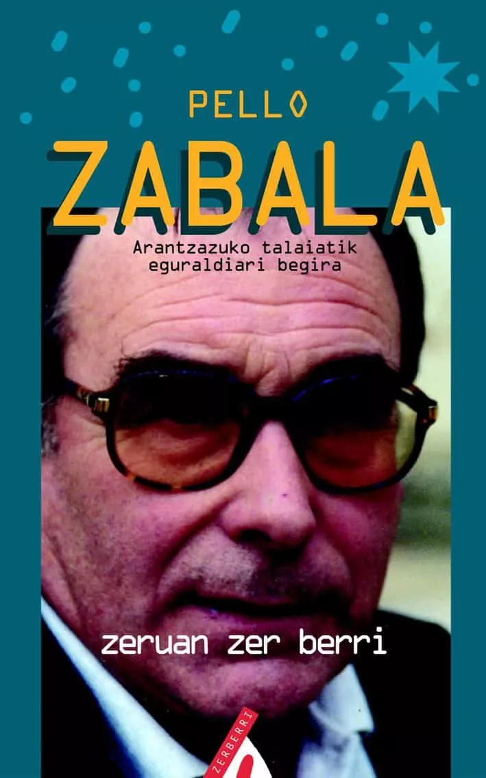 Portada del Libro Zeruan Zer Berri. Arantzazuko Talaiatik Eguraldiari Begira de Pello Zabala - 9788496643352