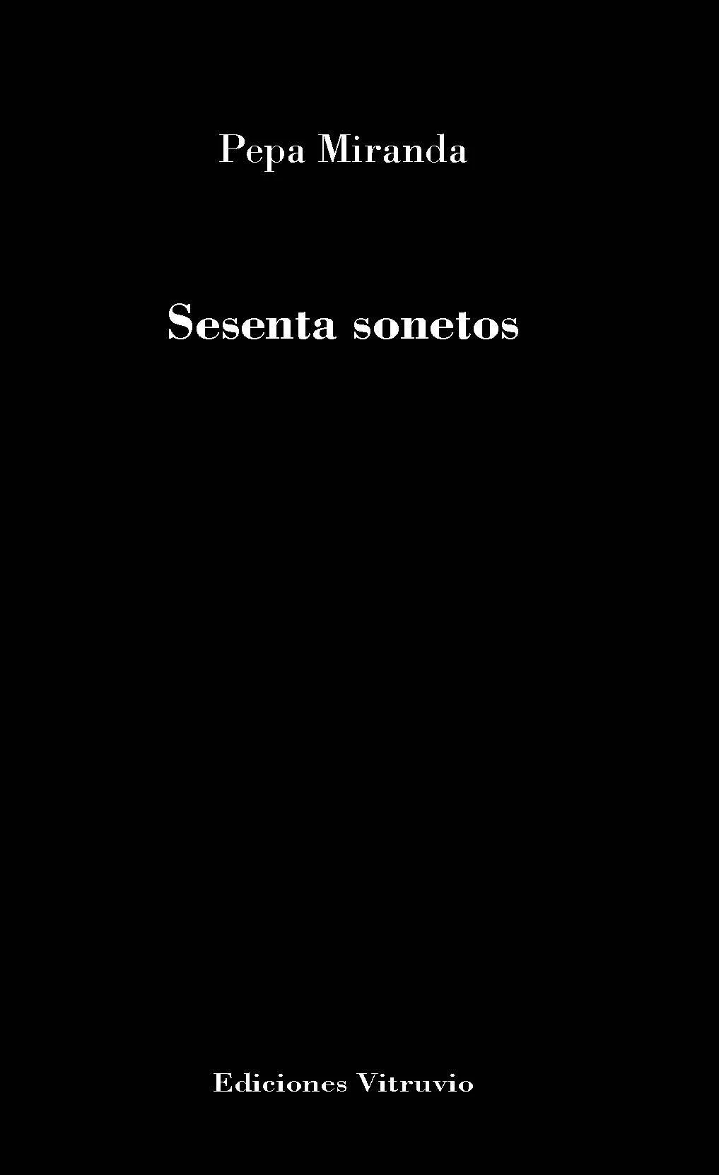 Portada del Libro Sesenta Sonetos de Pepa Miranda - 9788412105094