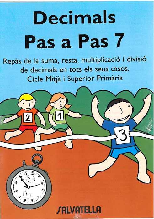 Portada del Libro Decimals Pas A Pas 7 (Educacion Primaria) de Pilar Bori Vivas - 9788484121565