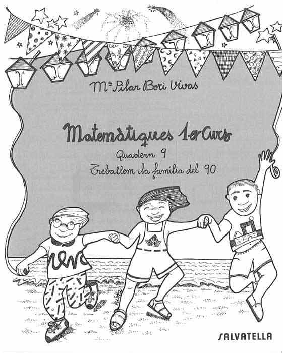 Portada del Libro Matematiques 1R Curs Primaria Nº 9 (2ª Ed.) de Pilar Bori Vivas - 9788472105997