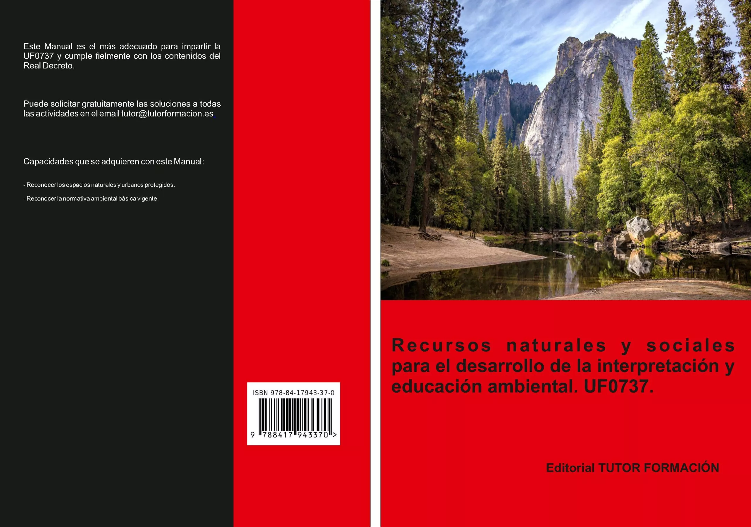 Portada del Libro Uf0737.Recursos Naturales Y Sociales Para El Desarrollo De La Interpre de Pilar Gonzalez Molina - 9788417943370