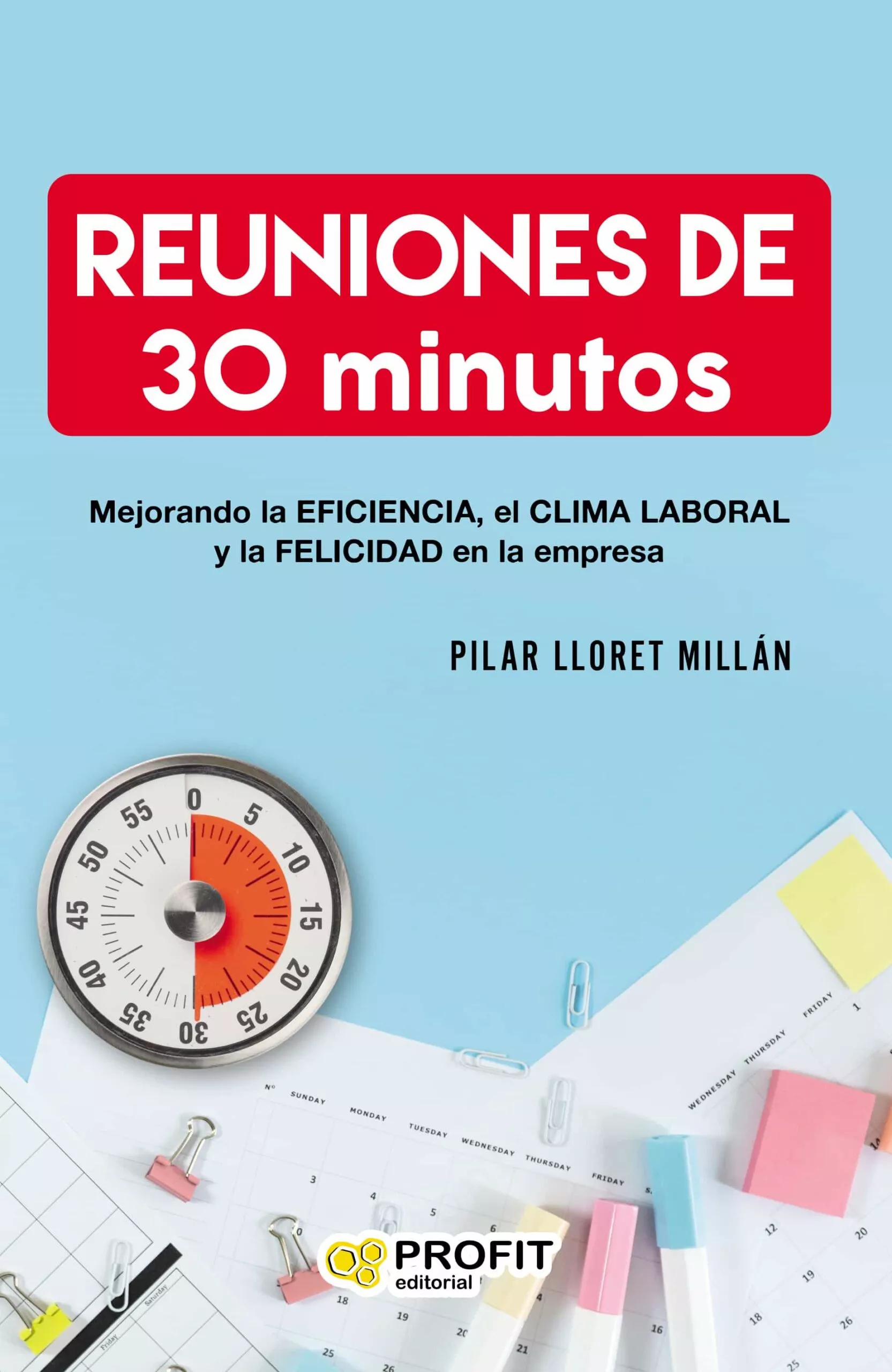 Portada del Libro Reuniones De 30 Minutos: Mejorando La Eficiencia El Clima Laboral Y La de Pilar Lloret Millan - 9788417942373