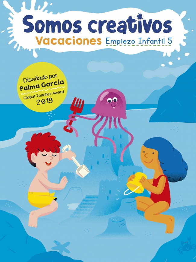 Portada del Libro Somos Creativos. Vacaciones Empiezo Infantil 4 de Puño - 9788448855956